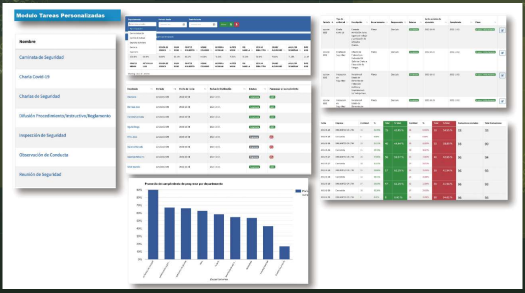 Módulo de Tareas Personalizadas. Software de Seguridad Industrial